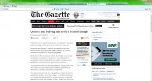 Gazette Op Ed Feb. 21, 2012