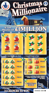 UK National Lottery Scratch - Christmas Millionaire