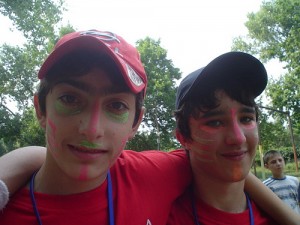 Two boys at summer camp