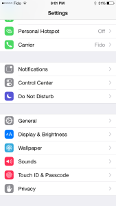 iPhone settings safety location privacy